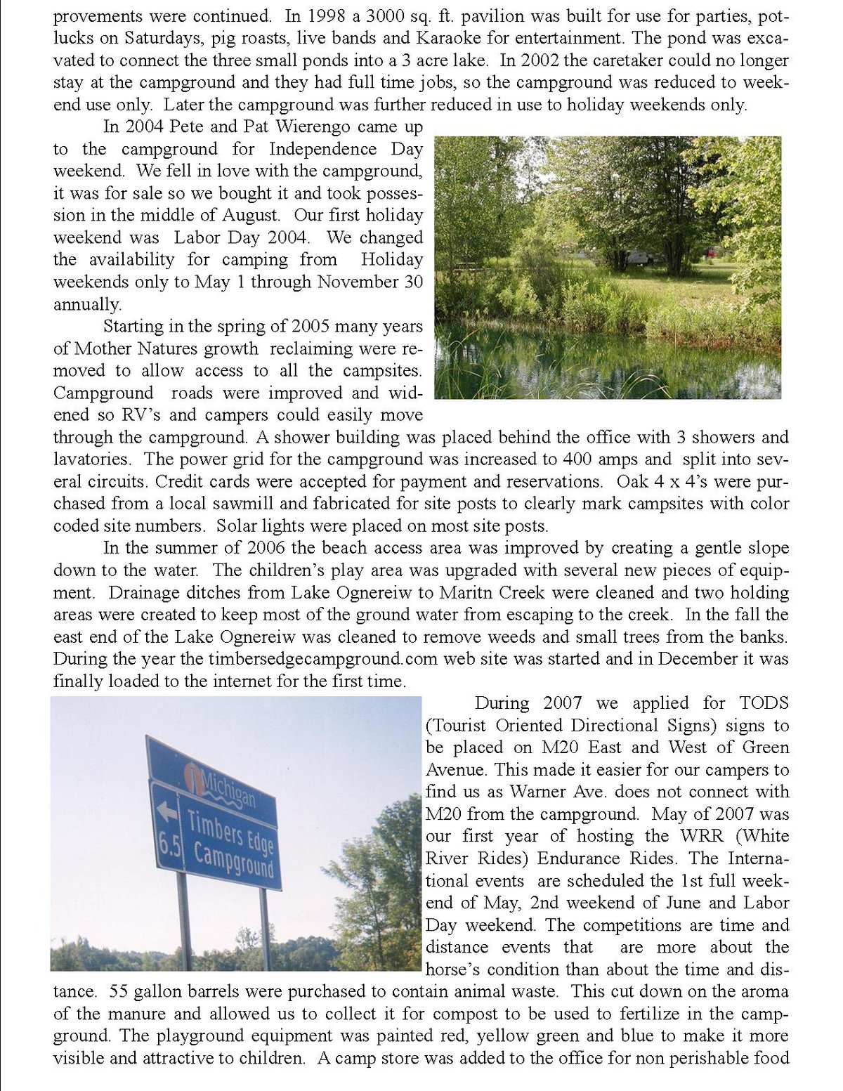 Timbers Edge Campground