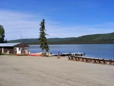 USAF Birch Lake Military Recreation Camp Cabin/Beach Area