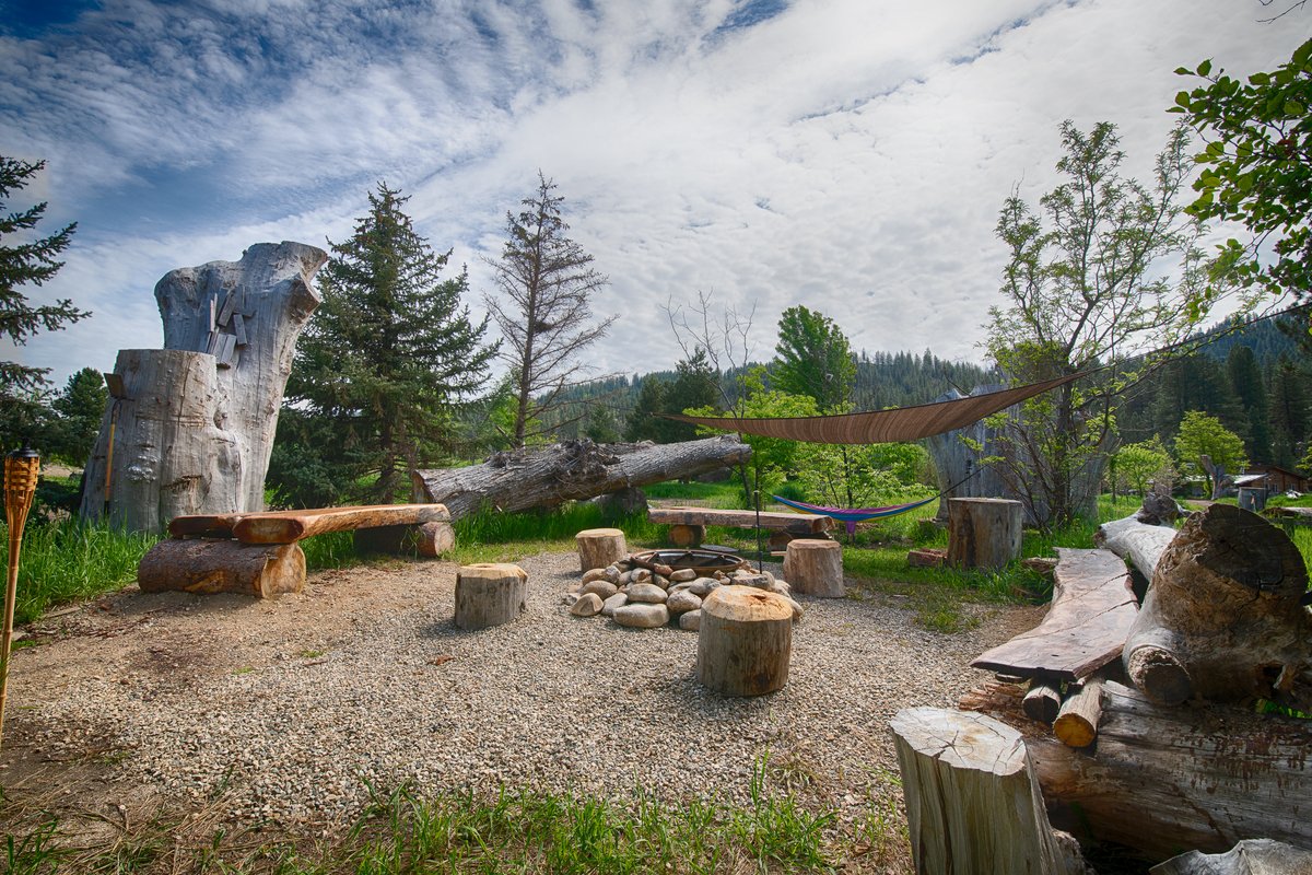 Teepees by the River