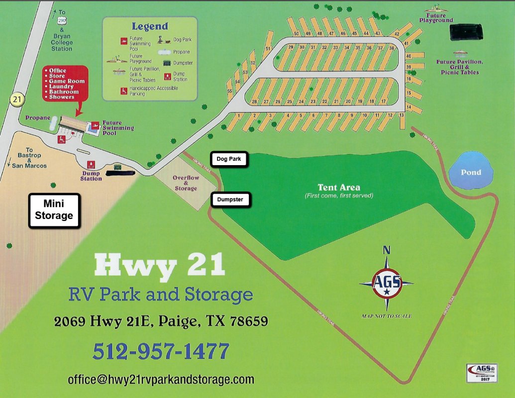 Hwy 21 RV Park and Storage (Paige, Texas) photo