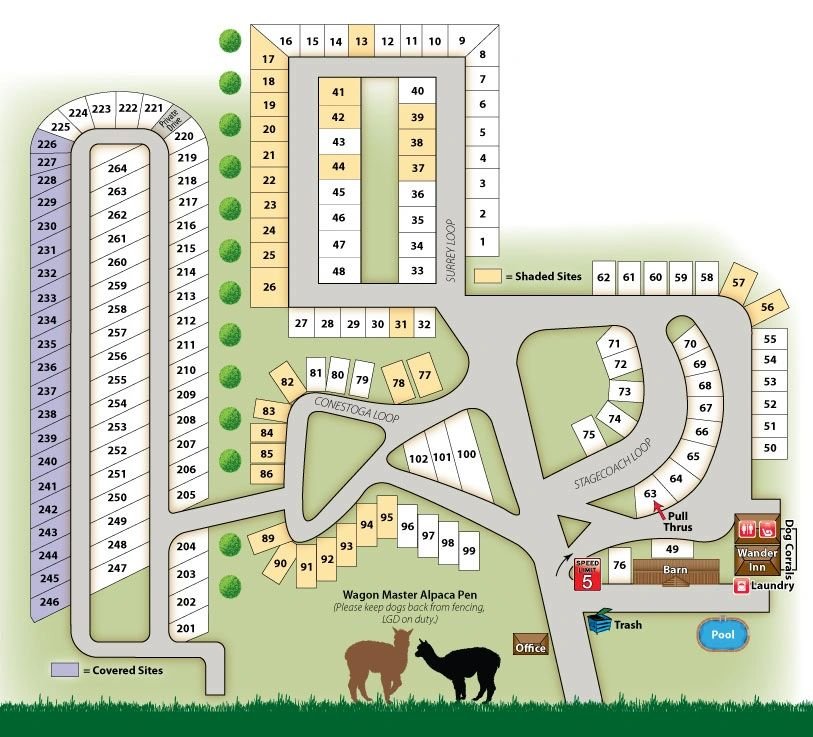 Wagon Master RV Park & Alpaca Farm