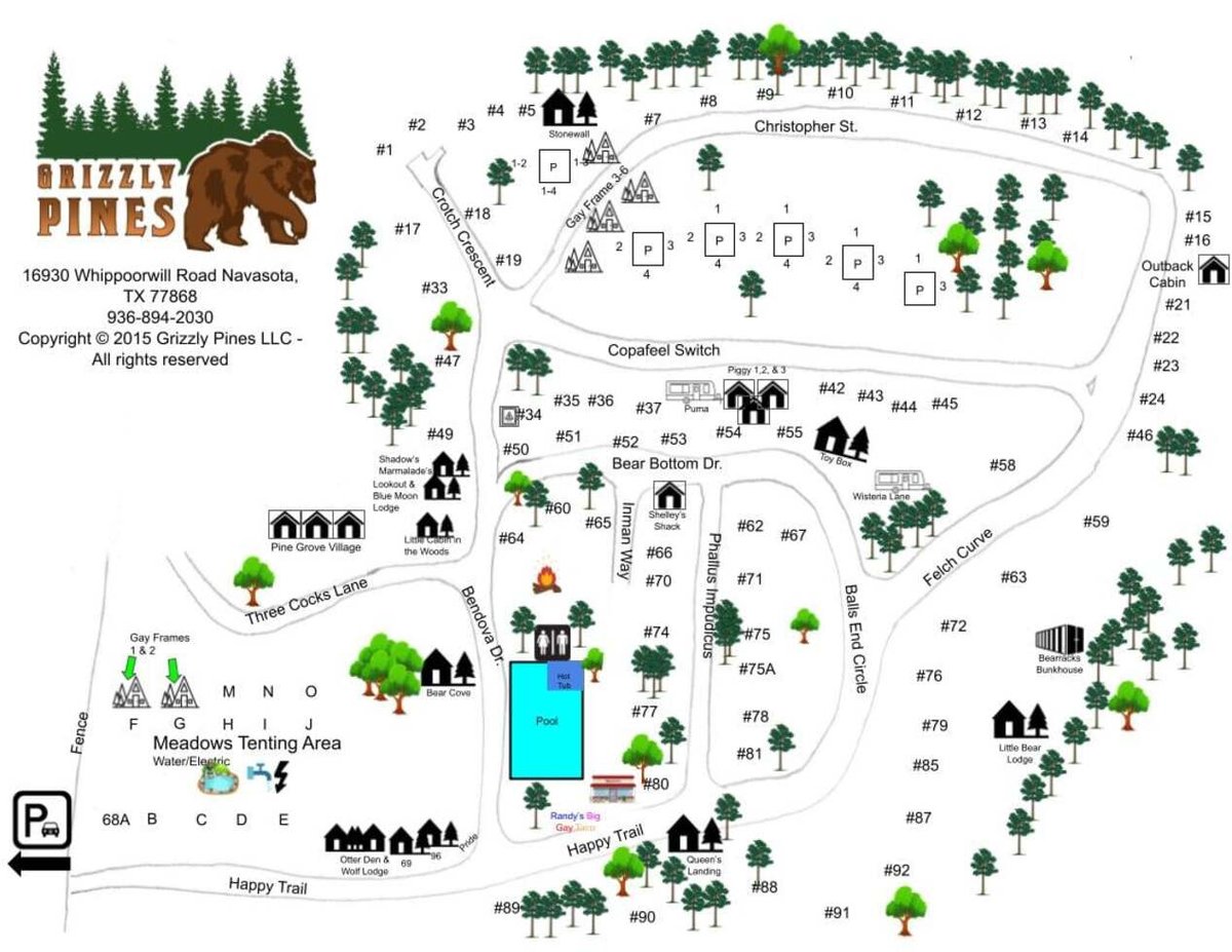 Grizzly Pines - Gay Campground