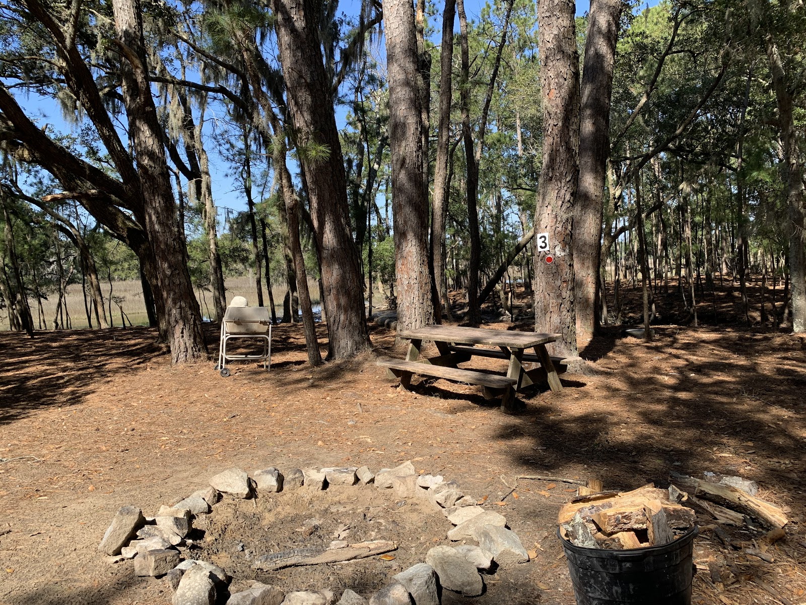 Hanscombe Point Primitive camp ground