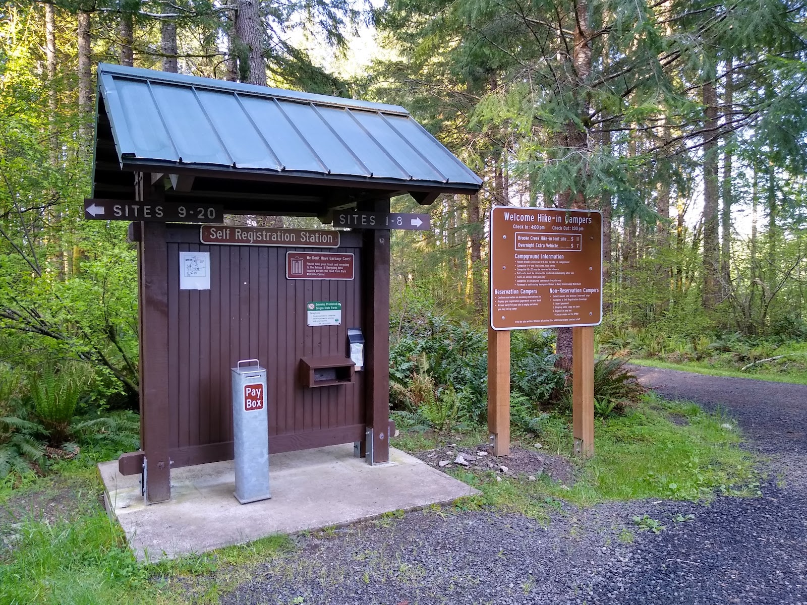 Brooke Creek Hike-in Camp