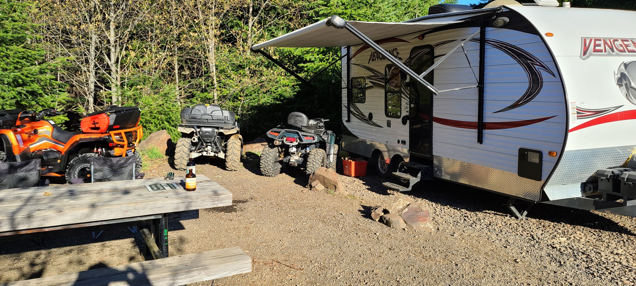 Nicolai OHV view campground