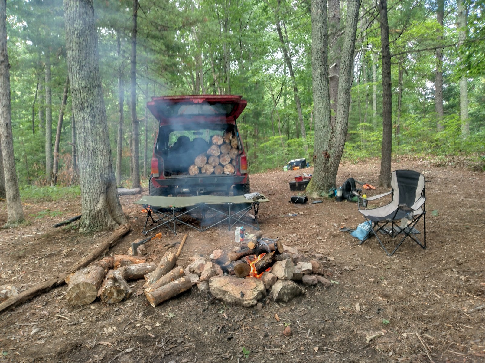 Washington/Jefferson National Forest - campsite