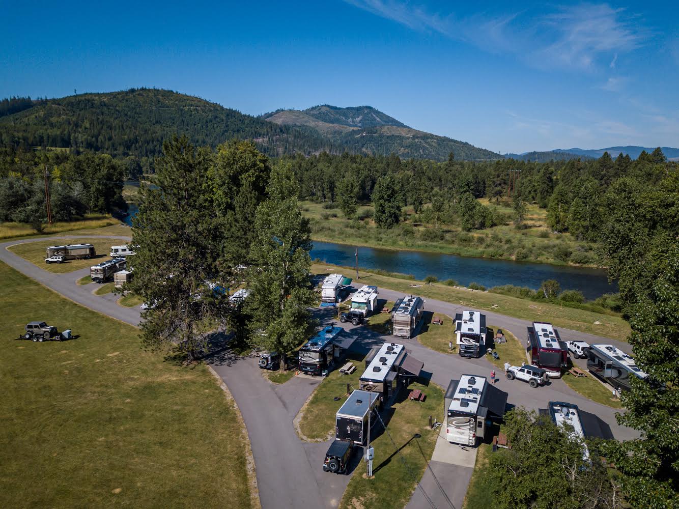 CDA River RV, Riverfront Campground