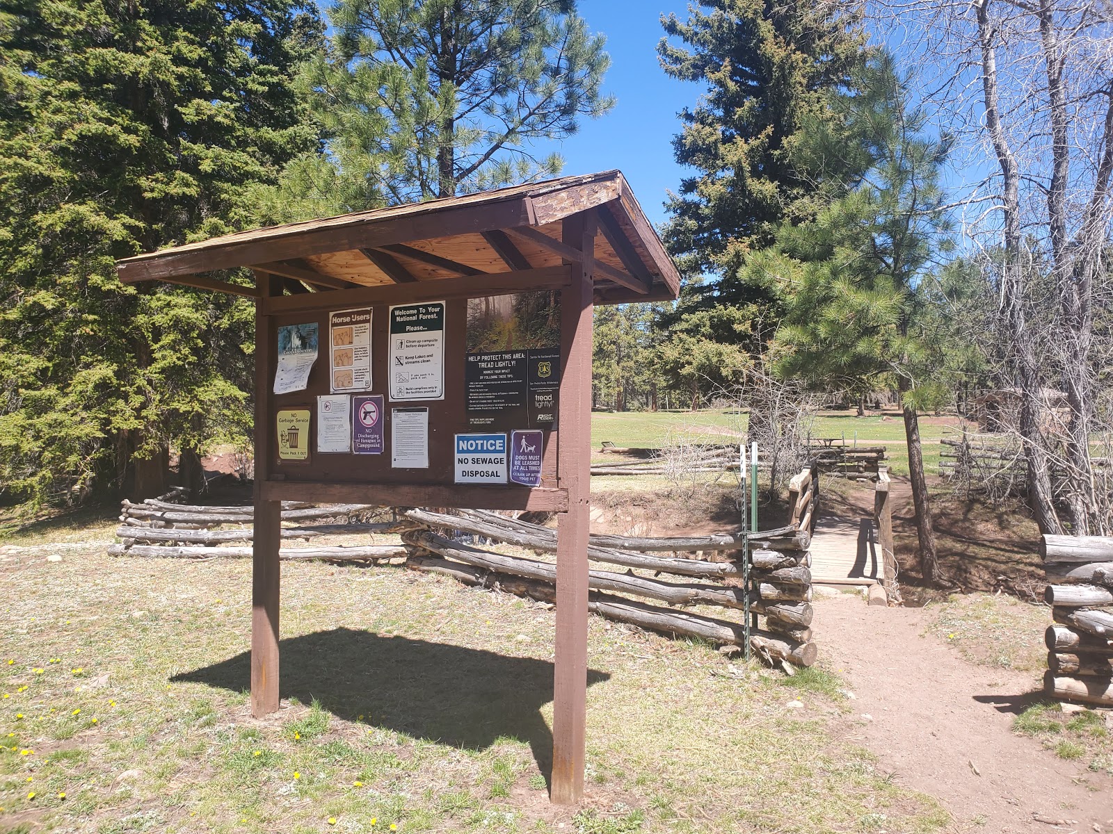 Resumidero Campground, Santa Fe National Forest, Coyote Ranger District