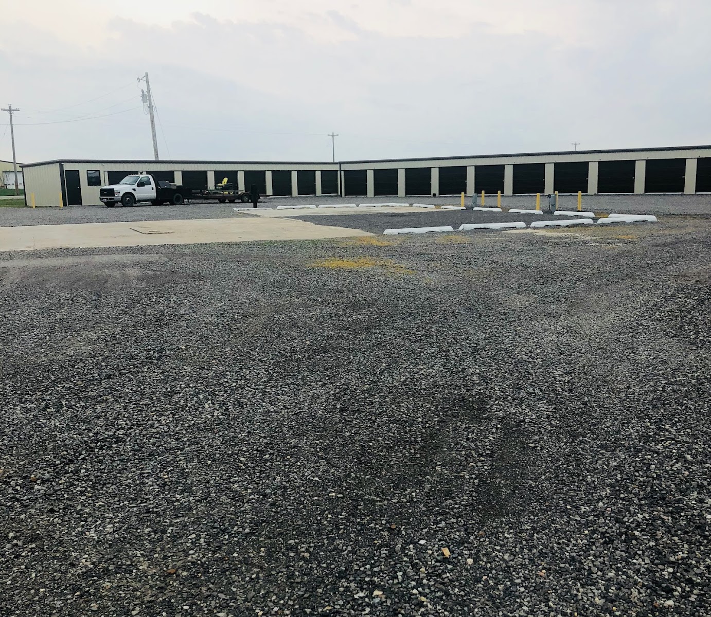 Corner Storage & RV Hook-Ups, 2 RV Locations