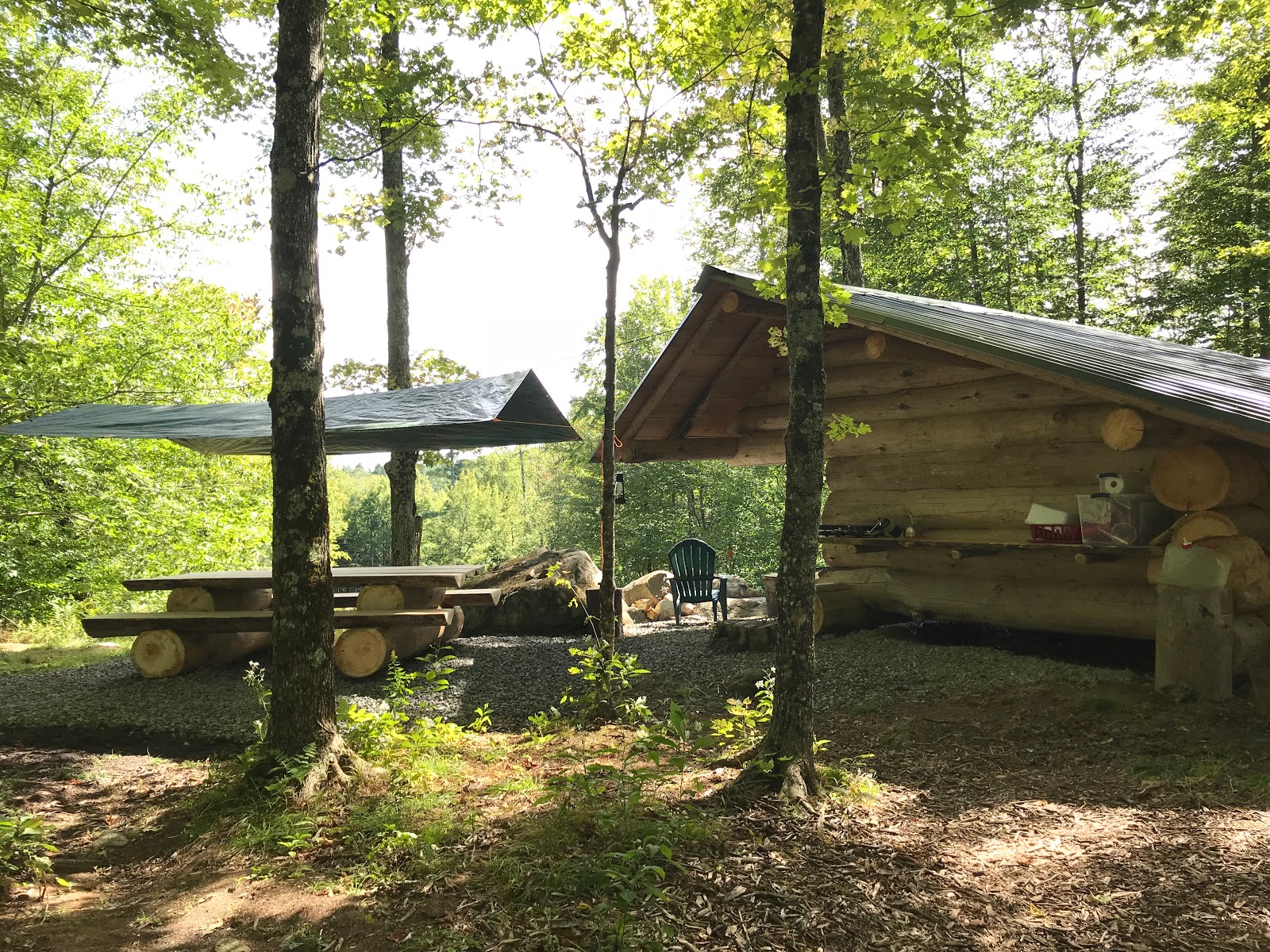 Overlook Lean-to at Adirondack Adventure Base