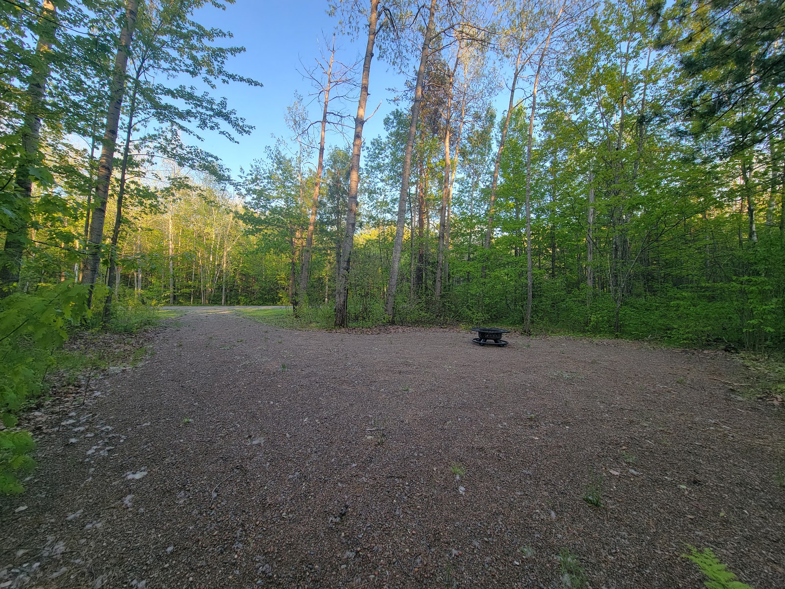 Private Campsite in Sturgeon Lake