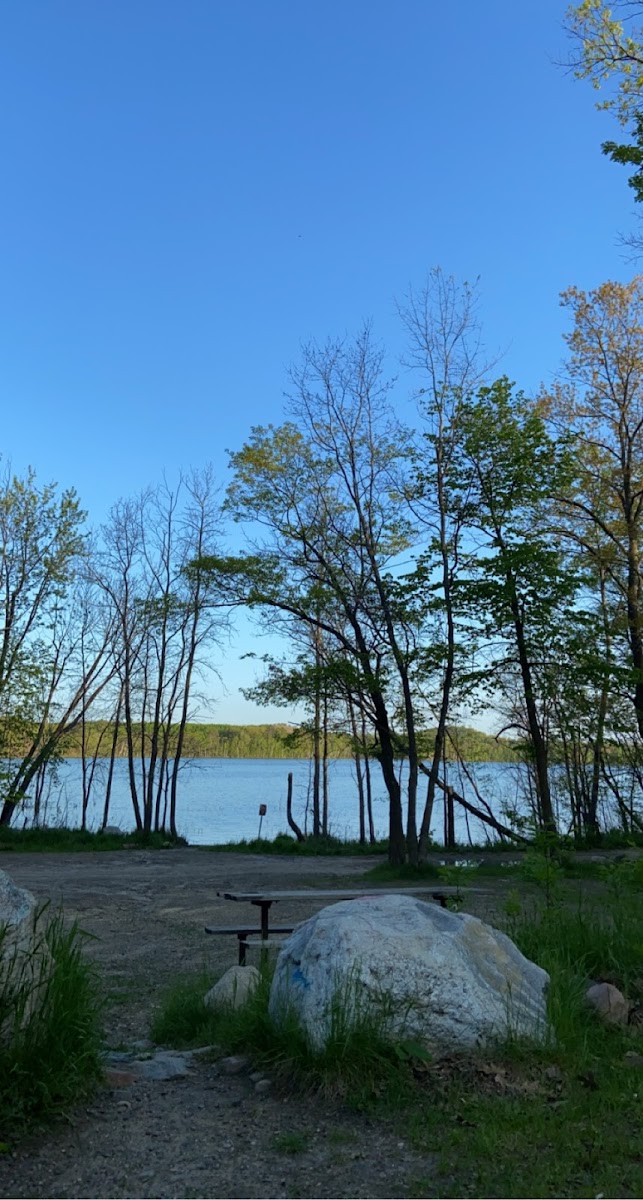 Camping at spider lake