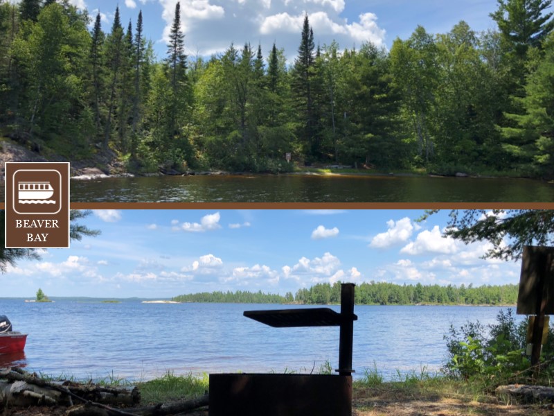 HB Beaver Bay N56 Houseboat Campsite