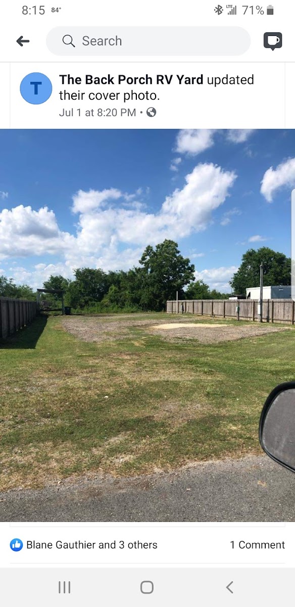 Back Porch RV Yard