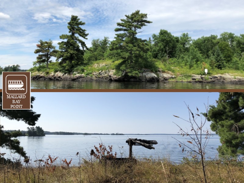HB Mallard Bay Point K20 Houseboat (Rock Landing) Campsite