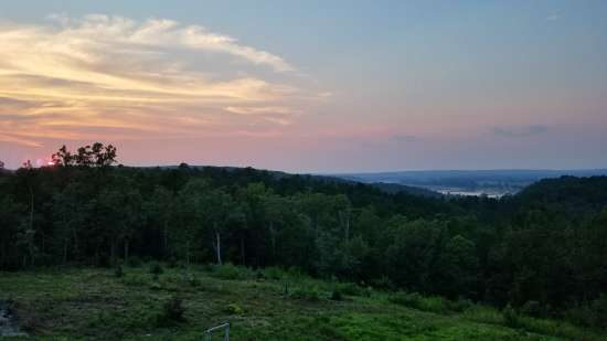 Sunsets on the Arkansas River campsites