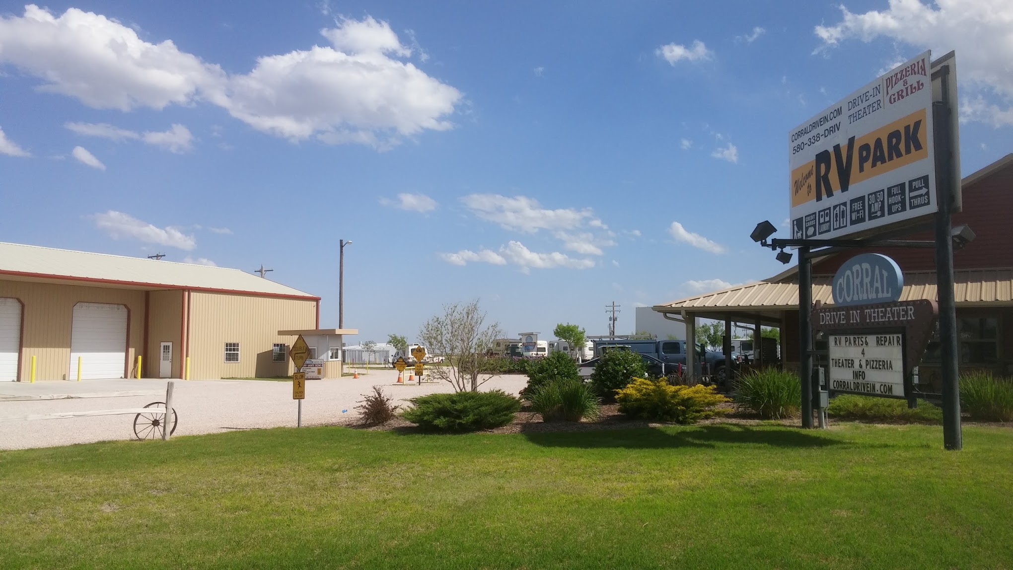 Corral Drive In RV Park, Parts and Service