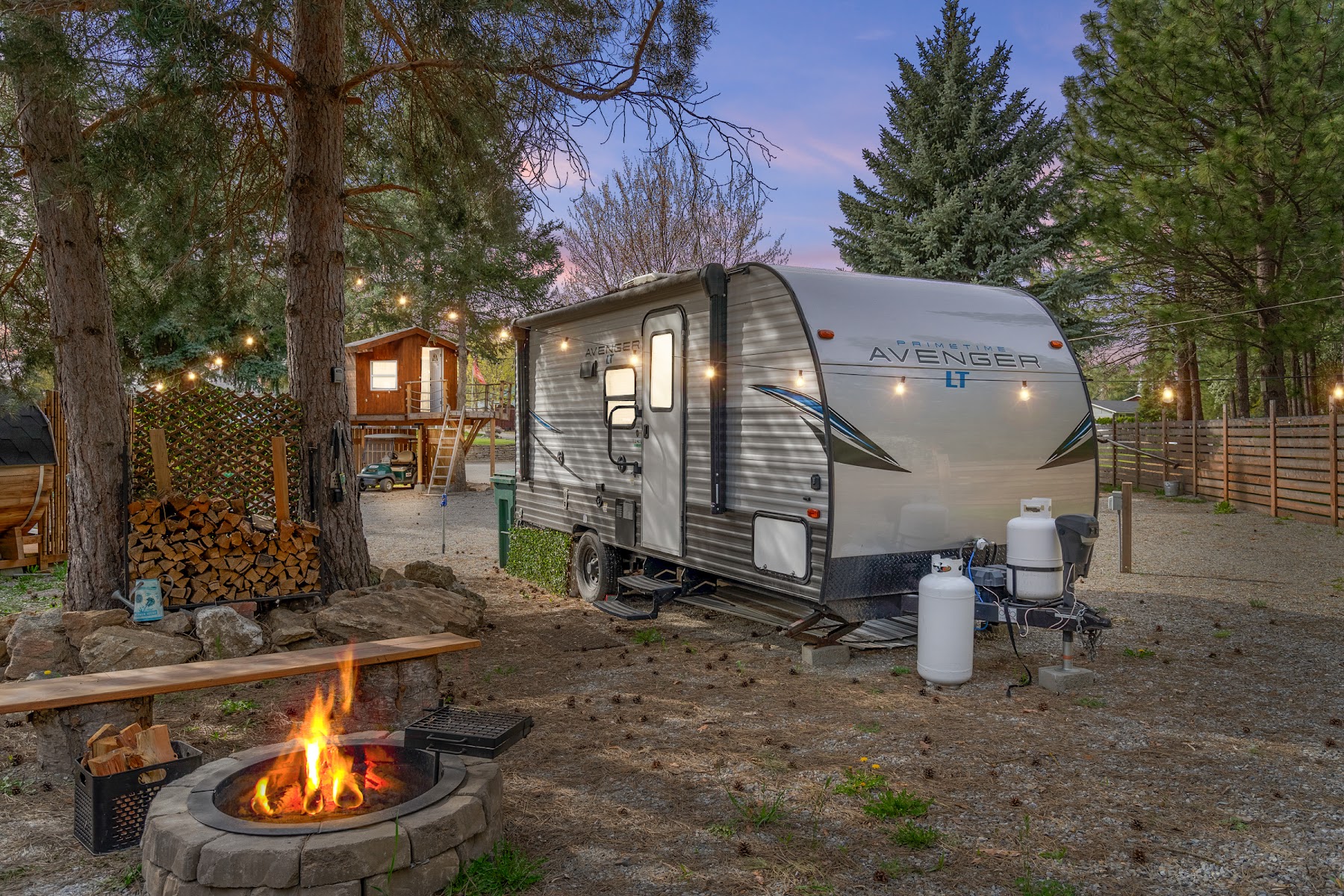 Rustic Rainbow Retreat