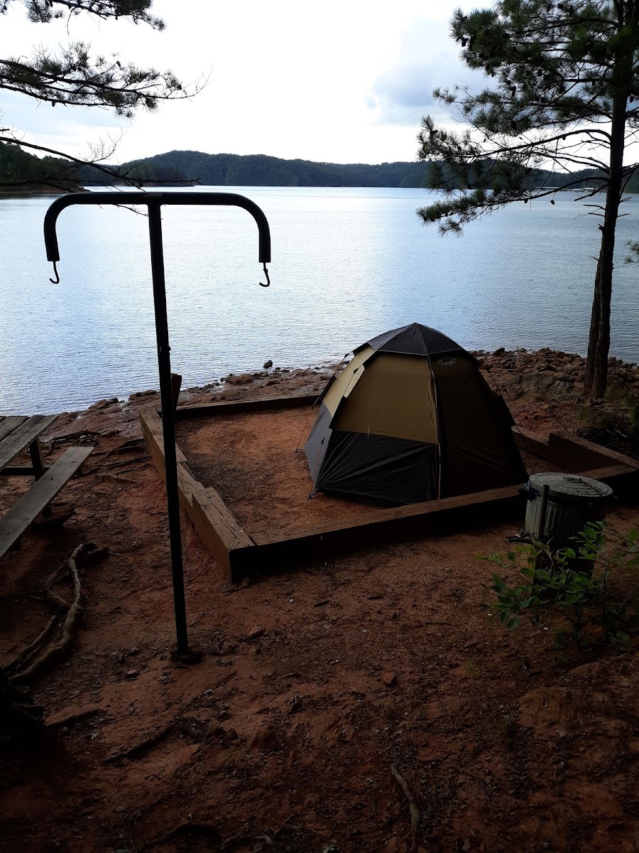 Carter's lake boat-in campsites