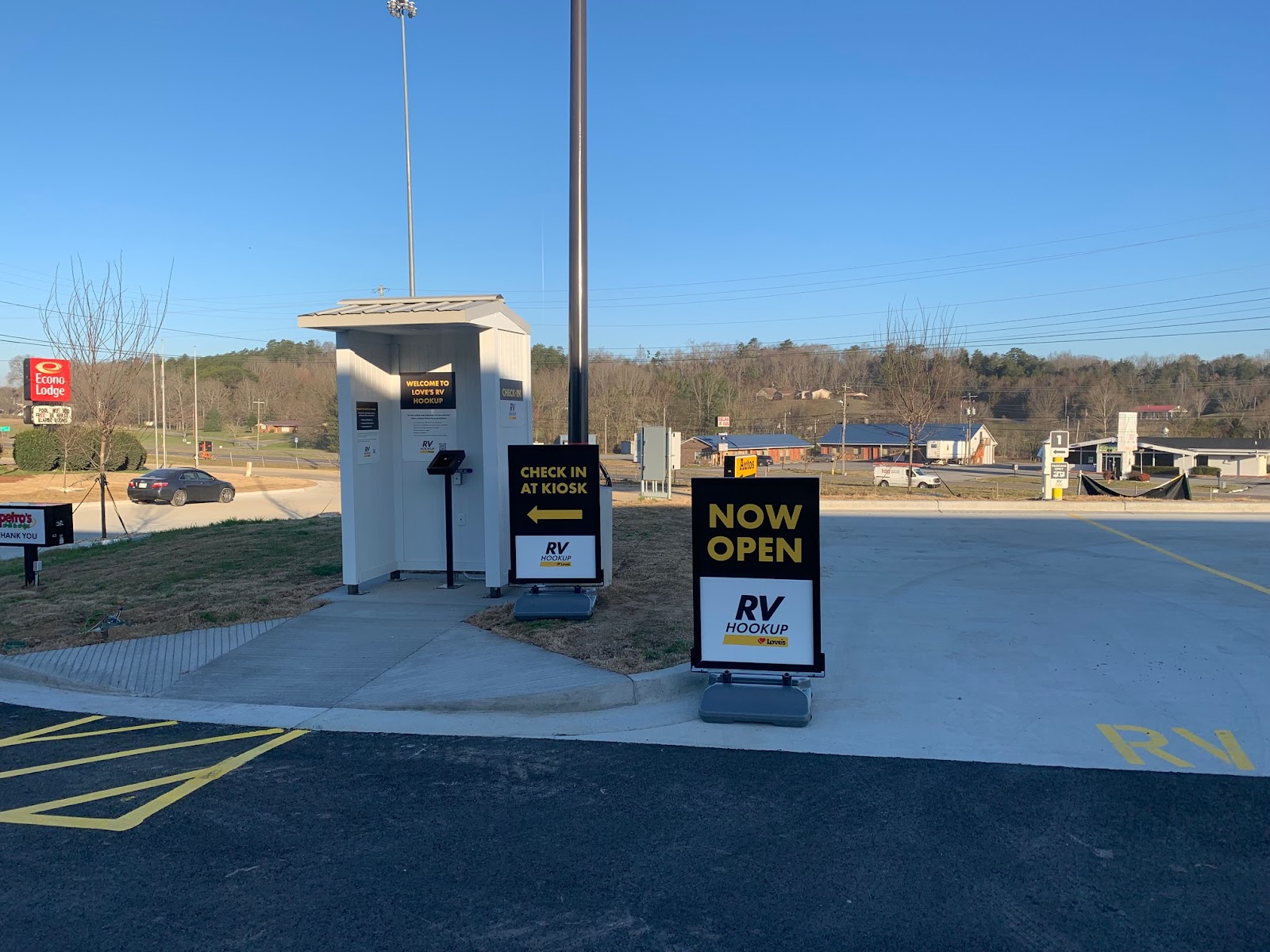 Love's RV Hookup